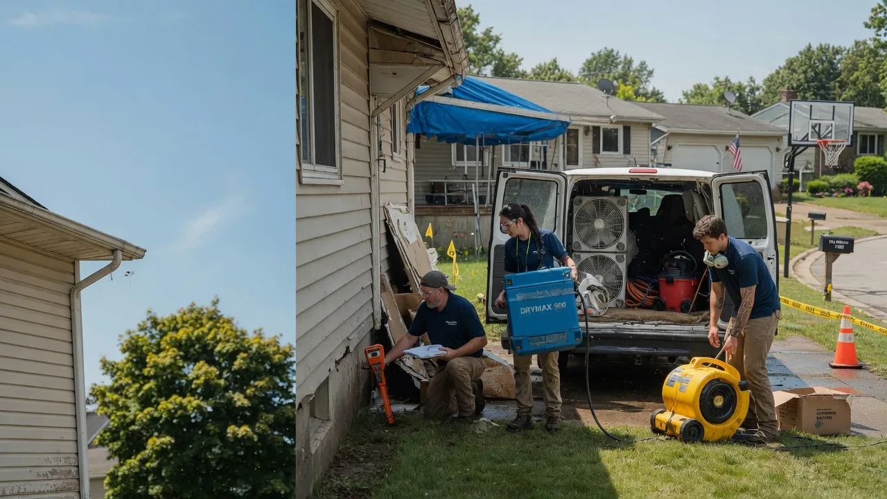 Ceiling Leak Cleanup in Frederic, WI near me